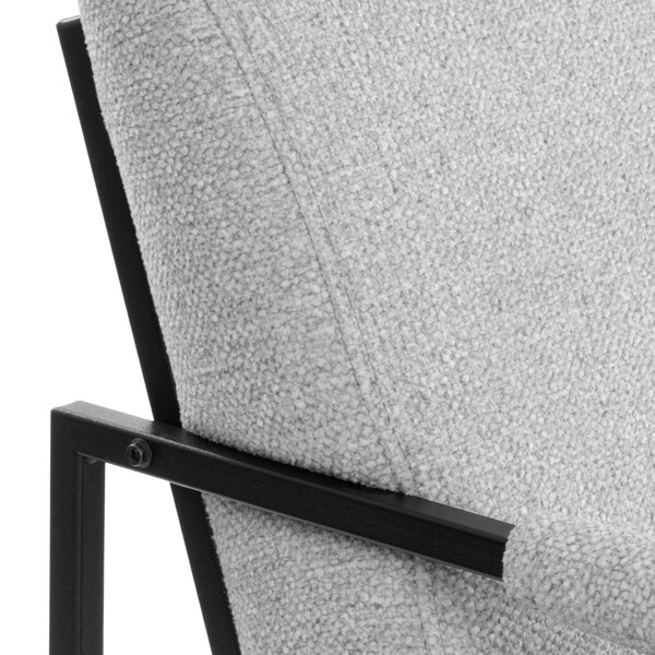 Диван Charli LUX/Чарли Люкс велюр/букле, VT shape silver фото № 7