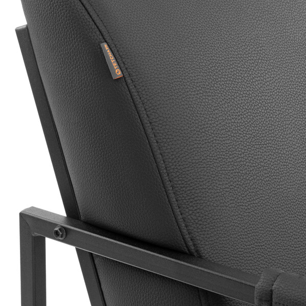 Кресло Charli LUX/Чарли Люкс экокожа , Sharp Чёрный, 70х80х82 см фото № 8