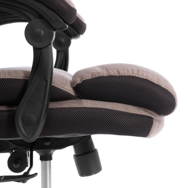 Кресло Chief metalBL  ткань, светло-коричневый, KUB 03/TW-24 фото № 11