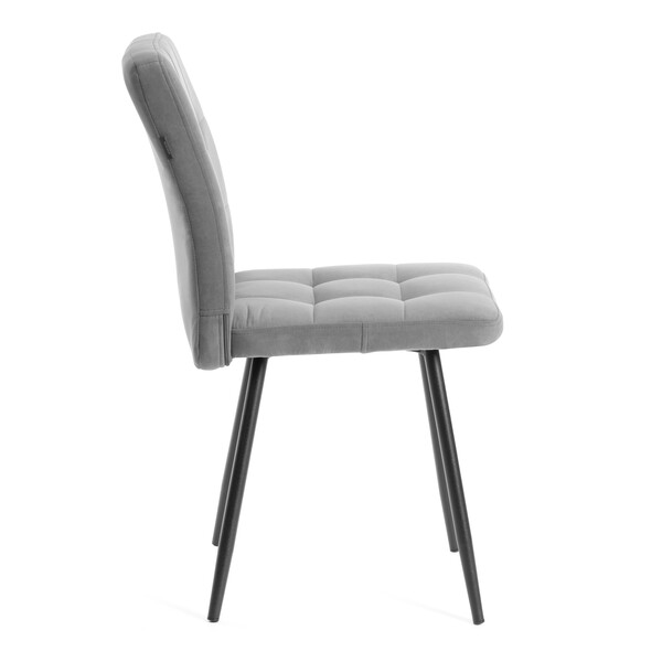 Комплект кресло + стул Medeo LT, флок , серый/черный, 29, 45х56х89 см фото № 3