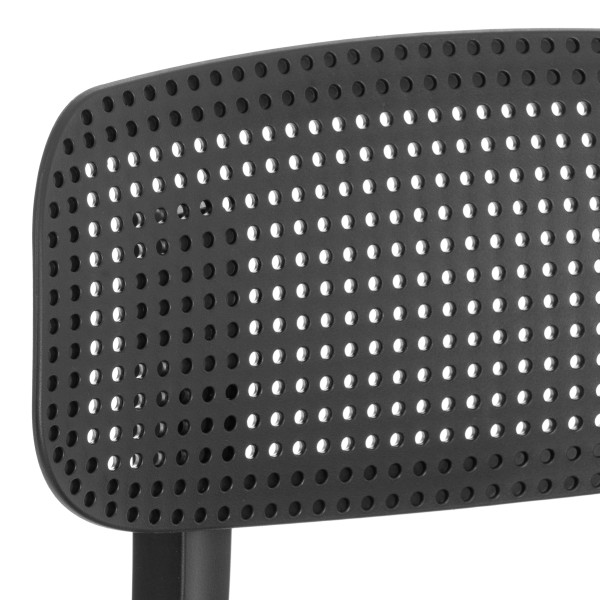 Стул JOLLY (mod. XRB-096-B2)  пластик, черный (black), 46 х 50,5 х 78 см фото № 8