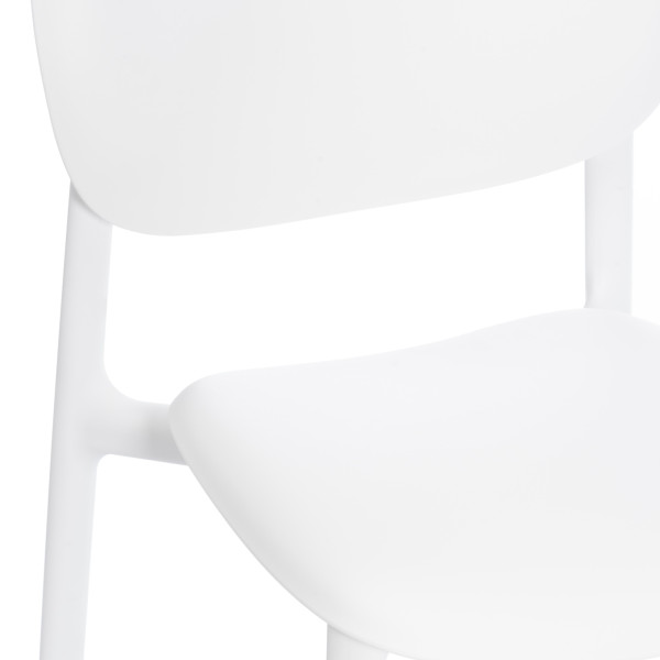 Стул ADORE (mod. XRB-1025) пластик, белый (white), 41 х 53 х 81,5 см фото № 6