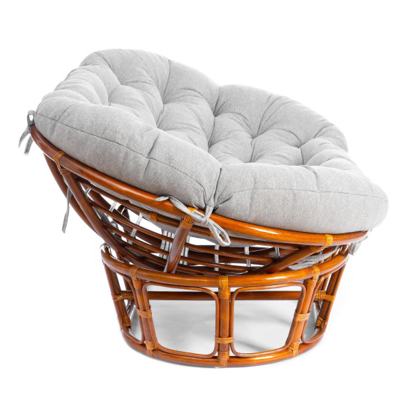 Диван MAMASAN/МАМАСАН 23/02 W /с подушкой/ 169х102х80 см, Cognac (коньяк), матрац 182х119 см, ткань серо-бежевая 3М 16/2 фото № 2