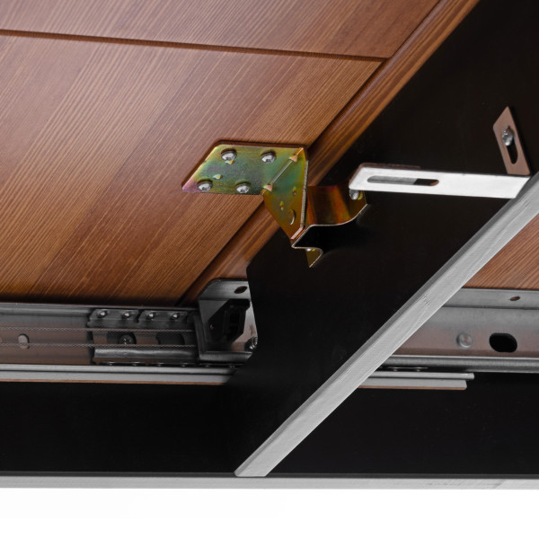 Стол Соната Люкс раздвижной/Sonata Lux extension table, 120х75х73 см массив сосны, антик/чёрный, 120-(150)х75х73 см фото № 10