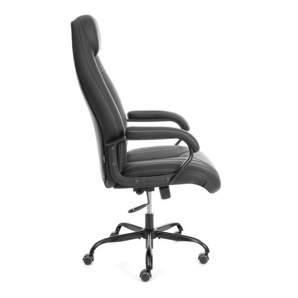 Кресло Boss metalBL кож/зам, черный, 36-6 фото № 2