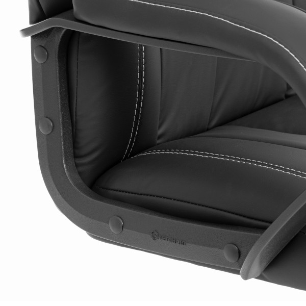 Кресло Boss metalBL кож/зам, черный, 36-6 фото № 8