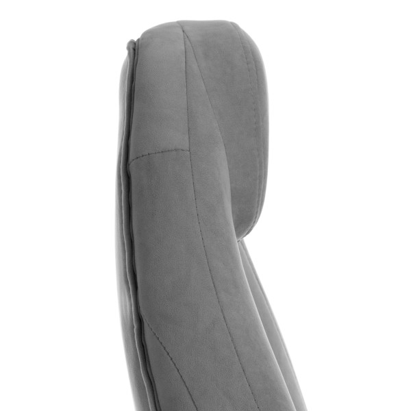 Кресло Boss metalBL велюр, серый, 29 фото № 10