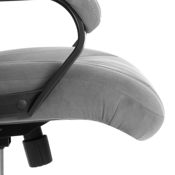 Кресло Boss metalBL велюр, серый, 29 фото № 11