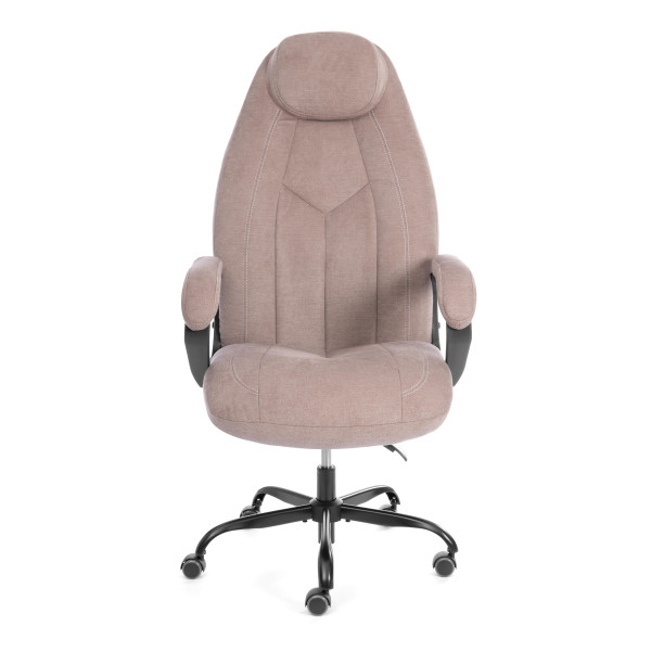 Кресло Boss metalBL ткань, светло-коричневый, KUB 03 фото № 6