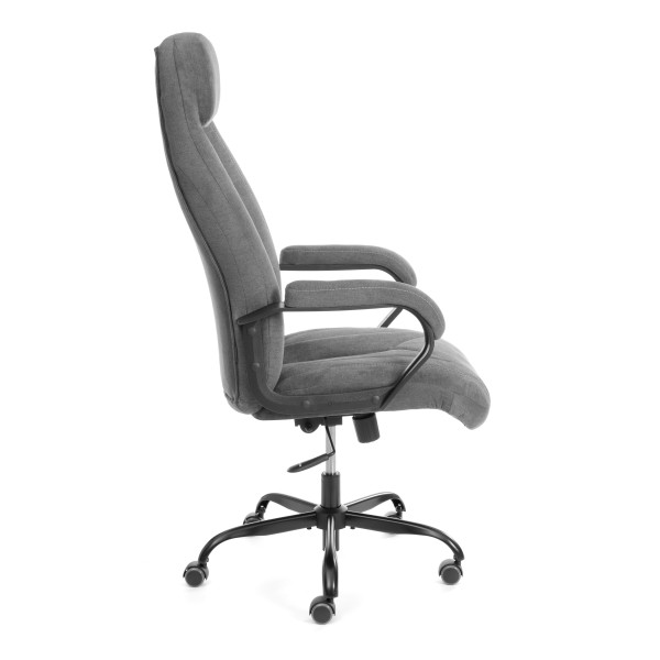 Кресло Boss metalBL ткань, серый, KUB 05 фото № 2