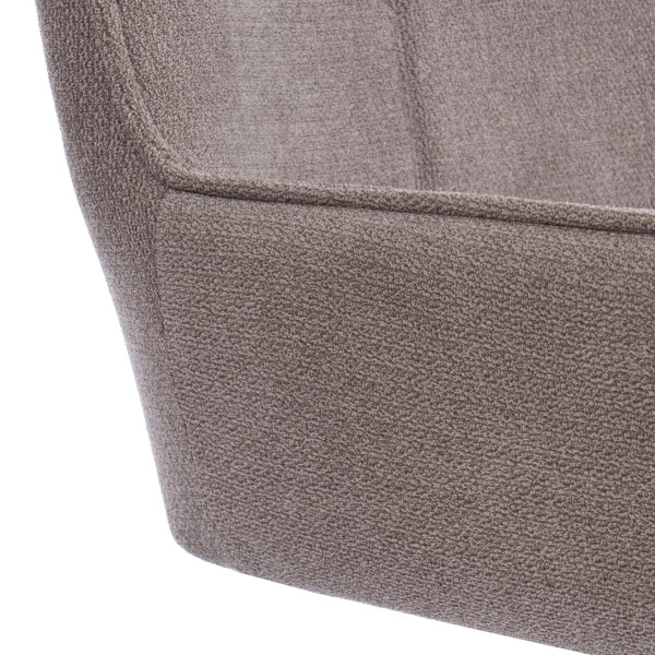 Кресло Murano/Мурано хром велюр/букле (HYP), бежевый фото № 10