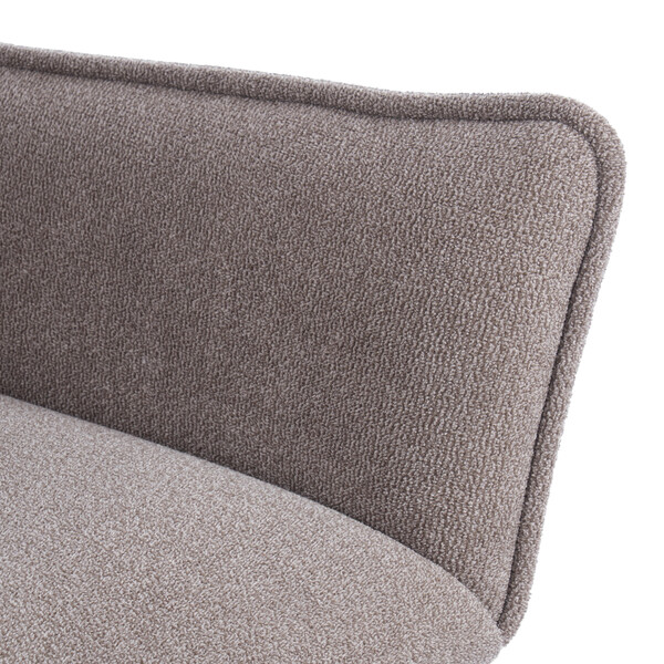 Кресло Murano/Мурано хром велюр/букле (HYP), бежевый фото № 11