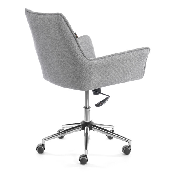 Кресло Murano/Мурано хром велюр/букле (HYP), светло-серый фото № 3