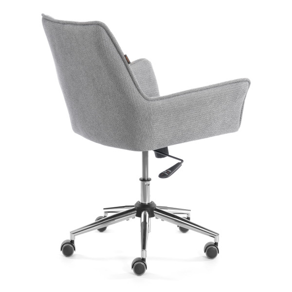 Кресло Murano/Мурано хром велюр/букле (HYP), светло-серый фото № 3