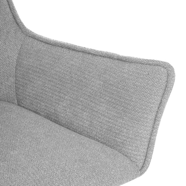 Кресло Murano/Мурано опора 360, велюр/букле (HYP), светло-серый фото № 8