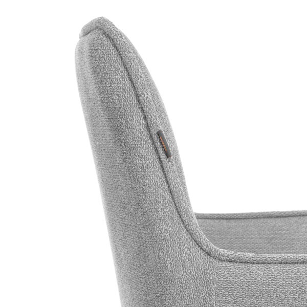Кресло Murano/Мурано опора 360, велюр/букле (HYP), светло-серый фото № 10