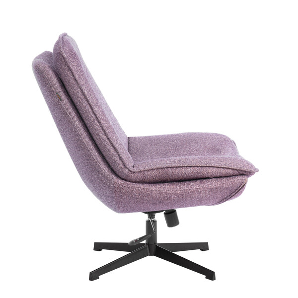 Кресло лаунж Cosmo велюр/букле, VT shape wood rose фото № 2