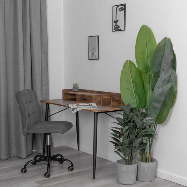 Кресло Fiesta metalBL ткань, серый, KUB 05 фото № 14