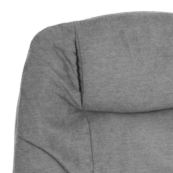 Кресло COMFORT Lux (22) metalBL ткань, серый, KUB 05 фото № 10