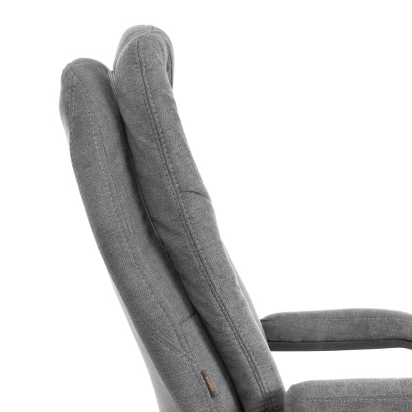 Кресло COMFORT Lux (22) metalBL ткань, серый, KUB 05 фото № 11