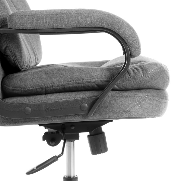 Кресло COMFORT Lux (22) metalBL ткань, серый, KUB 05 фото № 12