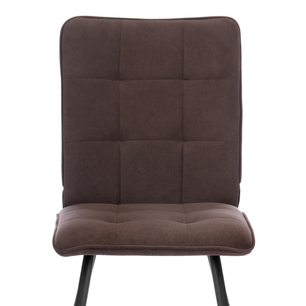 Стул обеденный Bari велюр, коричневый, 6, 46х55х89 фото № 6