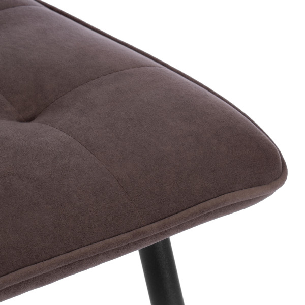 Стул обеденный Bari велюр, коричневый, 6, 46х55х89 фото № 8