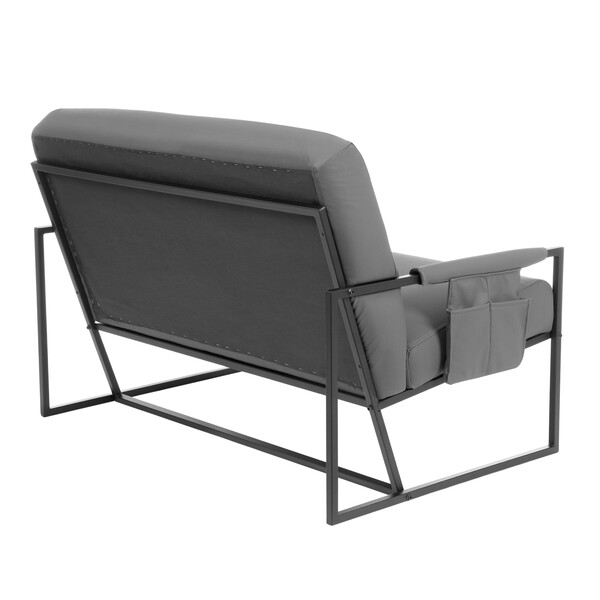 Диван Charli LUX/Чарли Люкс экокожа , Sharp Графит фото № 3