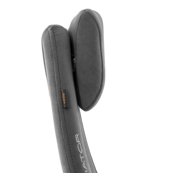 Кресло AVIATOR PLT metalBL флок/ткань, серый, 29/W-12 фото № 10