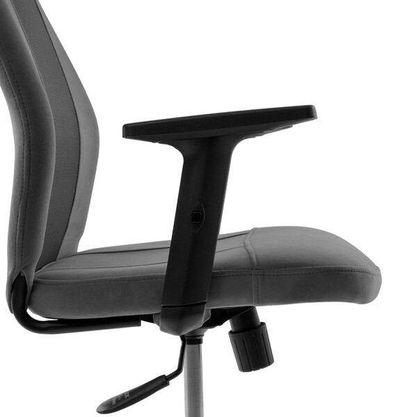 Кресло AVIATOR PLT metalBL флок/ткань, серый, 29/W-12 фото № 11