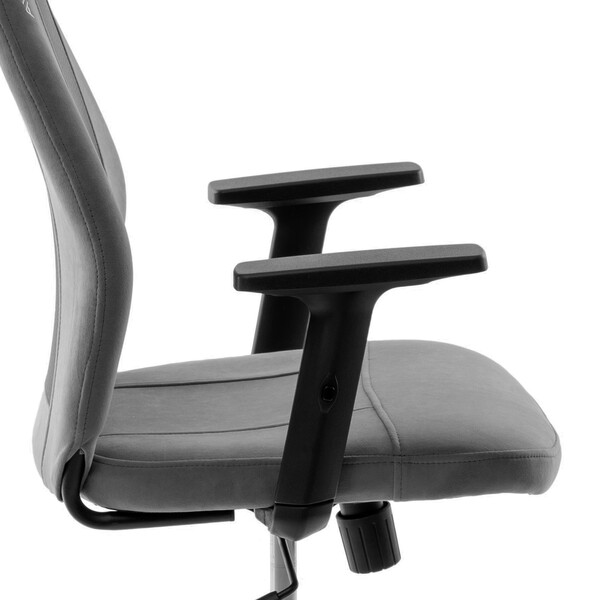 Кресло AVIATOR PLT metalBL флок/ткань, серый, 29/W-12 фото № 13