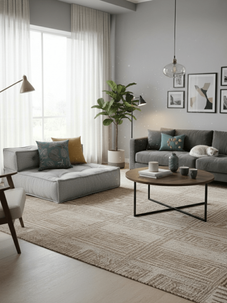 Модуль мягкий угловой Miracle велюр/букле, VT shape silver, 82x81x24 см фото № 18