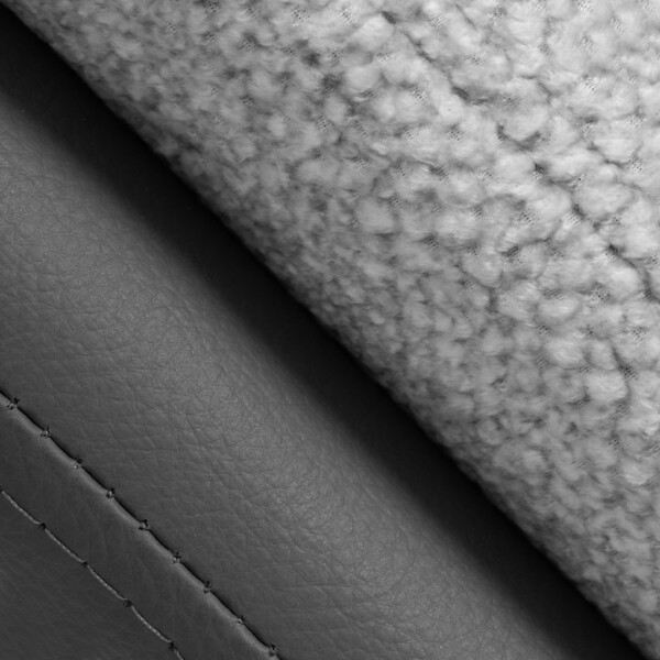 Кресло лаунж Oslo велюр/букле/экокожа, VT shape silver/графит фото № 12