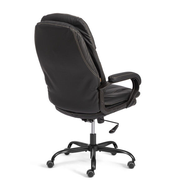 Кресло COMFORT Lux (22) metalBL кож/зам, черный, 36-6 фото № 3