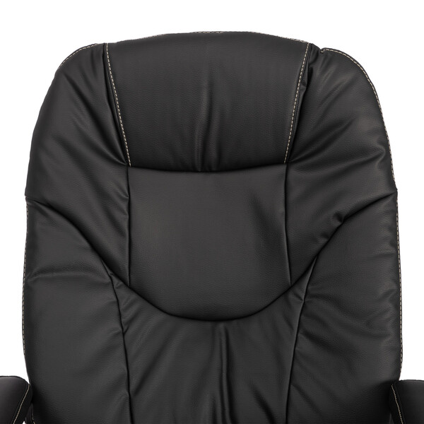 Кресло COMFORT Lux (22) metalBL кож/зам, черный, 36-6 фото № 7