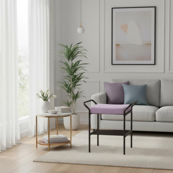 Пуф/стол Ergo/Эрго рогожка, VT Candy lavender фото № 8