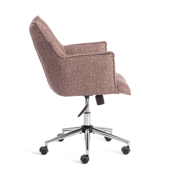 Кресло Lutz/Луц хром велюр/букле, VT shape wood rose фото № 2