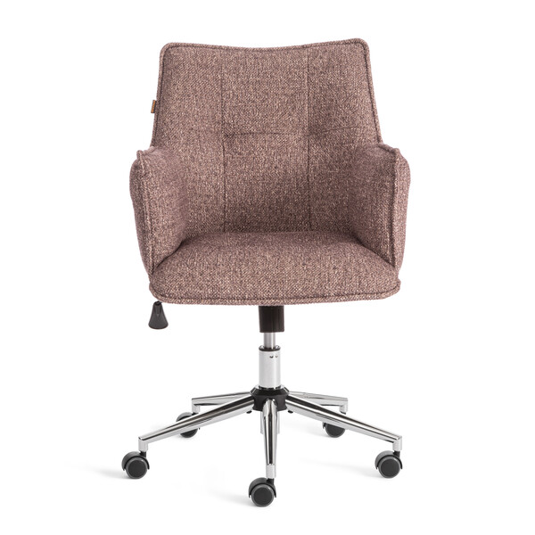 Кресло Lutz/Луц хром велюр/букле, VT shape wood rose фото № 5