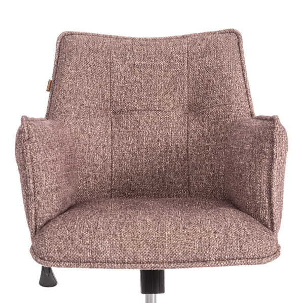 Кресло Lutz/Луц хром велюр/букле, VT shape wood rose фото № 6