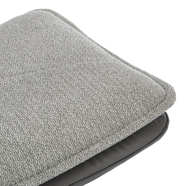 Пуф Cosmo/Космо велюр/букле (HYP)/Экокожа, светло-серый/графит фото № 5