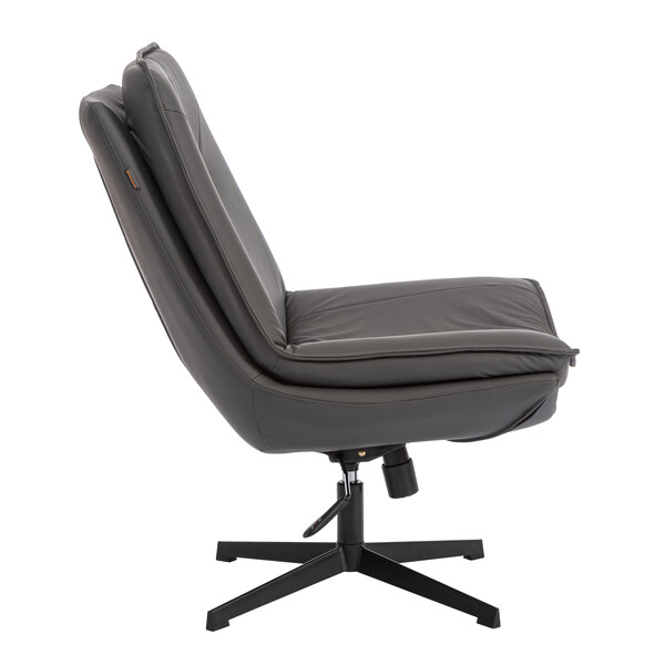 Кресло лаунж Cosmo экокожа, Sharp Графит фото № 2