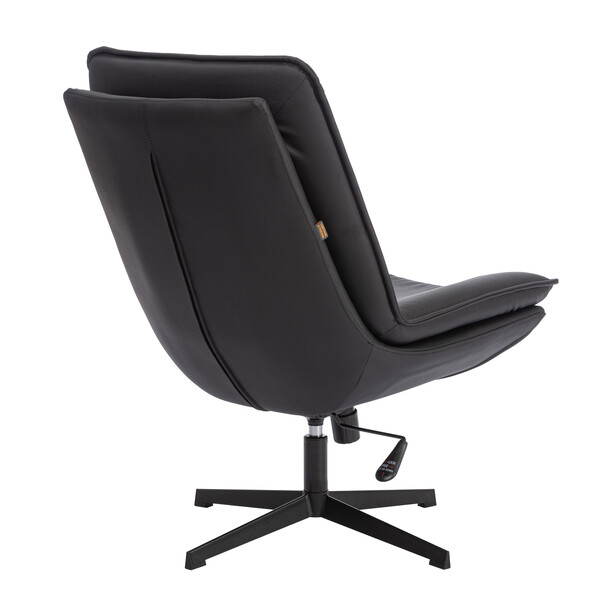 Кресло лаунж Cosmo экокожа, Sharp Чёрный фото № 4