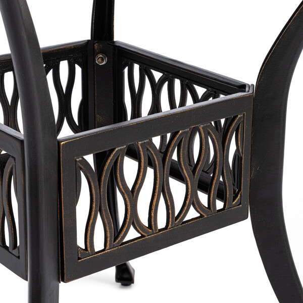 Комплект Secret De Maison Quartet/Квартет (стол +4 стула) алюминиевый сплав, бронза/bronze фото № 4