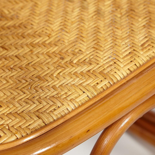 Кресло-качалка из натурального ротанга «Milano» ( без подушки) (Cognac (коньяк)) фото № 9