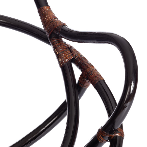 Кресло-качалка из ротанга «Флорес» (Flores 5005) + Подушка (Антик Браун) фото № 16