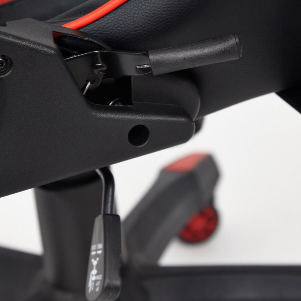 Кресло компьютерное «Айкар» (ICAR) (Чёрно-красная искусственная кожа) фото № 38