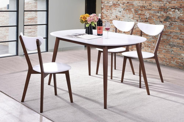 Стол обеденный «Макс» (Max Brown) (Коричневый+белый) фото № 5