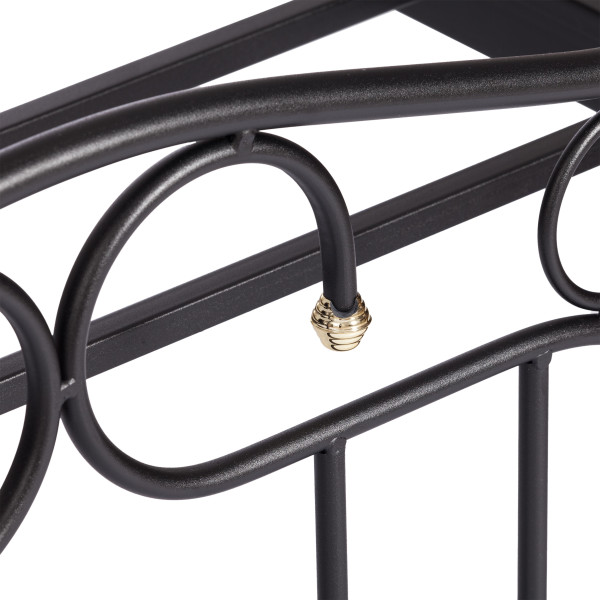 Металлическая кровать AT 808 (металлический каркас) + металлическое основание (90см x 200см) фото № 12