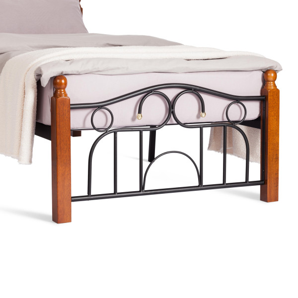 Металлическая кровать AT 808 (металлический каркас) + металлическое основание (90см x 200см) фото № 8