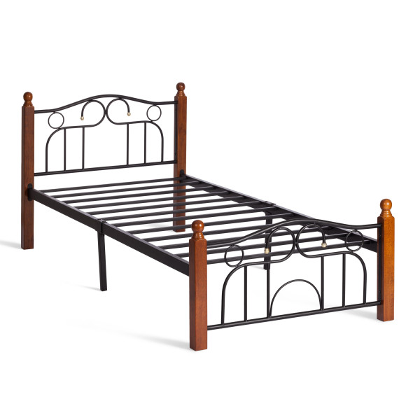 Металлическая кровать AT 808 (металлический каркас) + металлическое основание (90см x 200см) фото № 2